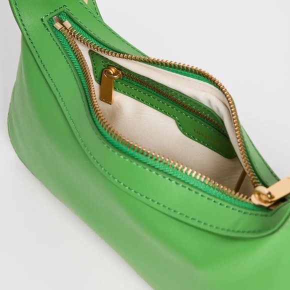Gorgeous Oroton Sydney AU Garden Green Leather North Shoulder Bag NWT - Picture 5 of 11